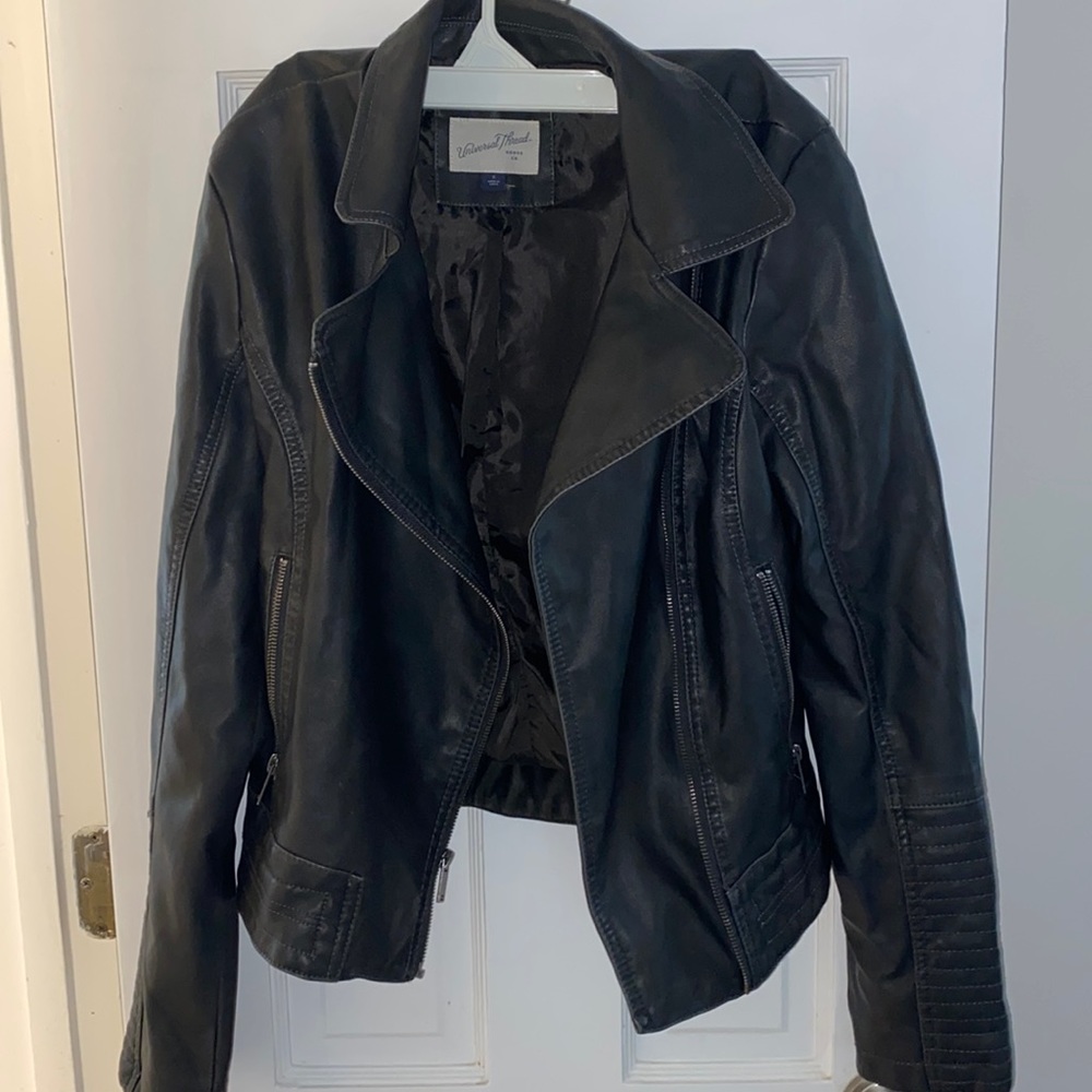 Universal Thread (Target) faux black leather jacket size small